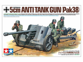 TAMIYA 35392 GERMAN 5CM ANTI-TANK GUN (PAK38) 1/35