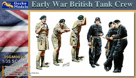 GECKO MODELS 35GM0022 EARLY WAR BRITISH TANK CREW 1/35
