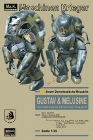 HASEGAWA 64117 MASCHINEN KRIEGER GUSTAV &amp; MELUSINE 1/35