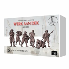 KOLDERSTOK 5001 BEMANNINGSSET "WERK AAN DEK" 1/50