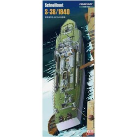 FOREART 1002 WWII GERMAN SCHNELLBOOT S-38/1940 1/72