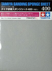 TAMIYA 87147 SANDING SPONGE SHEET 400