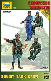 ZVEZDA 3504 SOVIET TANK CREW 1/35