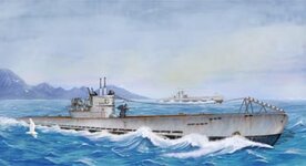 BRONCO MODELS NB5010 GERMAN LONG RANGE SUBMARINE U-IXC 1/350