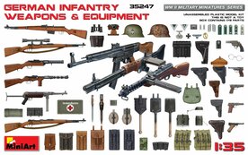 MINIART 35247 GERMAN INFANTRY WEAPENS &amp; EQUIPMENT  1/35