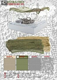 AFV AC35021 CAMOUFLAGE NET SNOW GREY 1/35