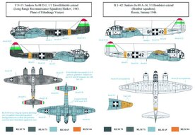 S.B.S D48022 Junkers Ju88 in Hungarian Service Decal set 1/48