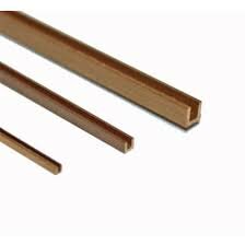 ALBION ALLOYS UC3 BRASS &ldquo;U&rdquo; CHANNEL 2.5 MM X 2.5 MM