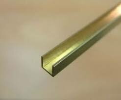 ALBION ALOYS CC3 BRASS &ldquo;C&rdquo; CHANNEL 1 MM X 3 MM