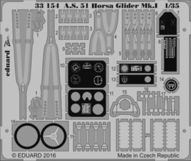 EDUARD 33154 A.S. 51 HORSA GLIDER Mk.I 1/35