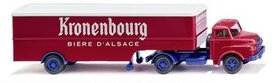 WIKING 0513 22 GESLOTEN OPLEGGER &quot;KRONENBOURG&quot; 1/87