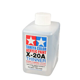81040 TAMIYA X-20A THINNER/VERDUNNER 250 ML