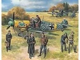 ICM 48803 Bf 106F-2 MET FIGUREN 1/48