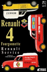 EBBRO 25012 RENAULT 4 FOURGONNETTE 1/24