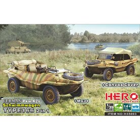 HERO HOBBY KITS H35003 GERMAN SCHWIMMWAGEN TYPE 166 1/35