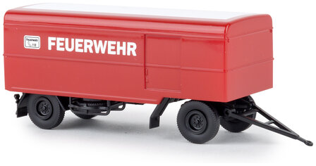 BREKINA 55291 TRAILER &ldquo;FEUERWEHR&rdquo; 1/87