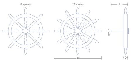 RB MODEL 131/30 HOUTEN STUURWIEL