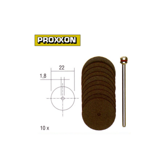 PROXXON 28810 KORUND SLIJPSCHIJVEN (VE 10) &Oslash;22 X 0,7 MM