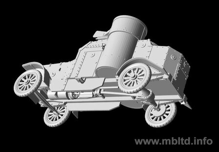 MASTERBOX 72007 BRITISH ARMOURED CAR, AUSTIN MK III 1/72