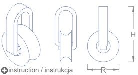 RB MODEL 056/21 BLOCK DUBBEL 2,5 (VE 10)