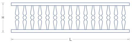 RB MODEL 096/30 HOUTEN BALUSTRADE 