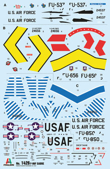 ITALERI 1426 F-86F SABRE&trade;​​​​​​​ 1/72