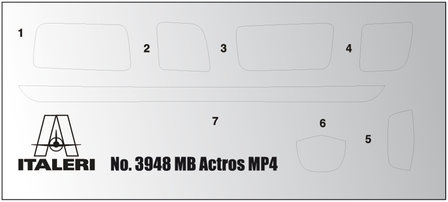 ITALERI 3948 MECEDES-BENZ MP4 &ldquo;BIG SPACE&rdquo; 1/24