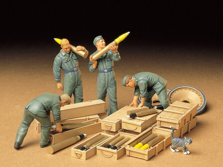 TAMIYA 35188 GERMAN TANK AMMO-LOADING CREW 1/35  