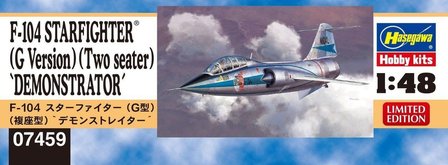 HASEGAWA 07459 TF-104G Starfighter&reg;  &#039;Demonstrator&#039; 1/48