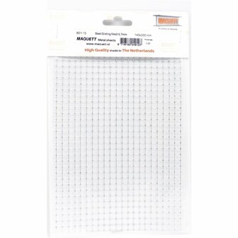 MAQUETT-801-15 STEEL GRATING MESH 5,7 MM 140X200MM