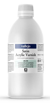 VALLEJO 28519 SATIN ACRYLIC VARNISH 500 ML