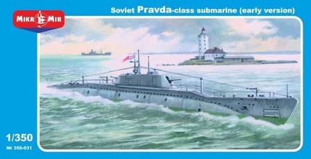 MIKROMIR 350-031 SOVIET PRAVDA-CLASS SUBMARINE (EARLY VERSION) 1/350