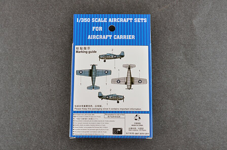 TRUMPETER 06402 F4F-4 WILDCAT (PRE-PAINTED) 1/350