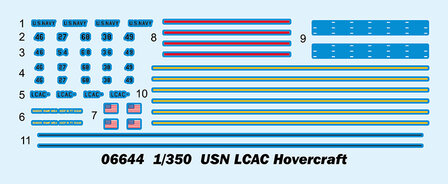 TRUMPTER 06644 USN LCAC HOVERCRAFT 1/350
