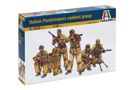ITALERI 6492 ITALIAN PARATROOPERS COMBAT GROUP 1/35