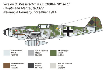 ITALERI 2805 Bf 109 K-4 1/48