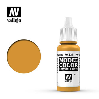 VALLEJO 70831 MODEL COLOR TAN GLAZE (203)