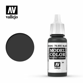 VALLEJO 70855 MODEL COLOR BLACK GLAZE (205)
