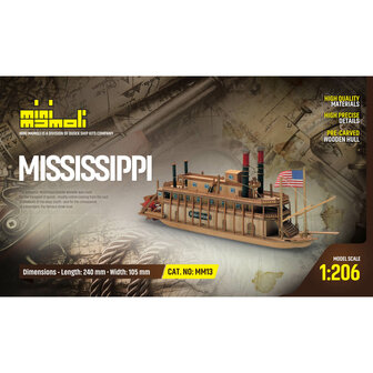 Mini Mamoli MM13 Models Mississippi 1/206