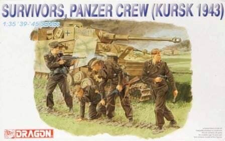 DRAGON 6129 SURVIVORS, PANZER CREW KURSK 1943 1/35