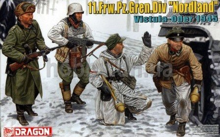 DRAGON 6455 11.FRW.PZ.GREN.DIV NORDLAND VISTLA-ODER 1945 1/35