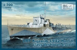 IBG MODELS 70002 CLASS DESTROYER ORP KUJAWIAK 1942 1/700