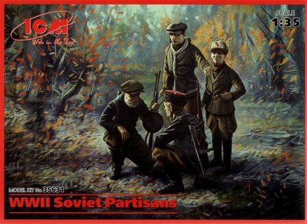 ICM 35631 WW2 SOVIET PARTISANS 1/35