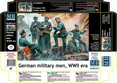 MASTER BOX MB35211 GERMAN MILITARY MEN, WWII 1/35