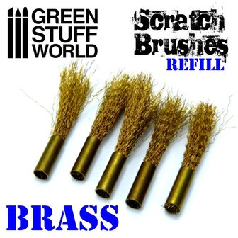 GREEN STUFF WORLD 1651 BRASS REFILL FOR SCRATCH BRUSH (VE 5)