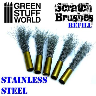 GREEN STUFF WORLD 1652 STEEL REFILL FOR SCRATCH BRUSH (VE 5)