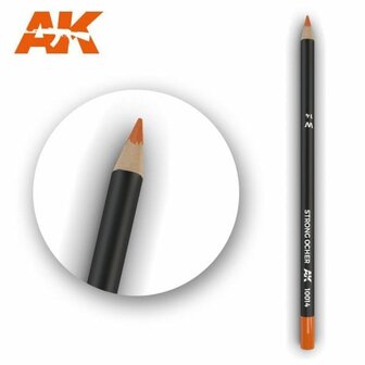 AK 10014 WEATHERING PENCILS COLOR STRONG OCHER