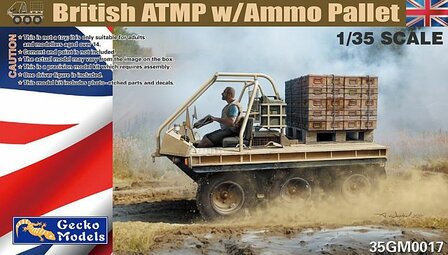 GECKO MODELS 35GM0017 BRITISH ATMP W/AMMO PALLET 1/35