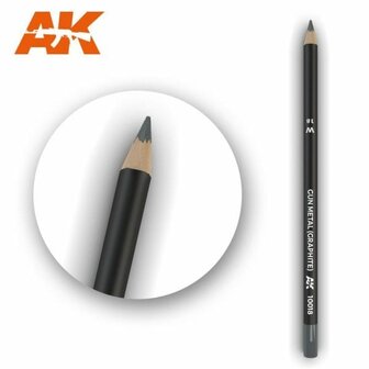 AK 10018 WEATHERING PENCILS COLOR GUN METAL (GRAPHITE)