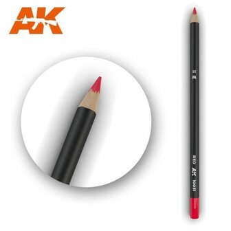 AK 10031 WEATHERING PENCILS COLOR RED